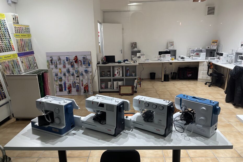 Inside the Bernina Cape Town Northern Suburbs class room